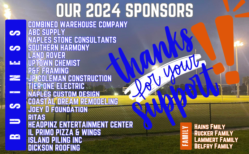 We love our sponsors!